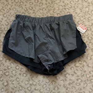 FP Movement by Free People Charcoal Athletic Shorts